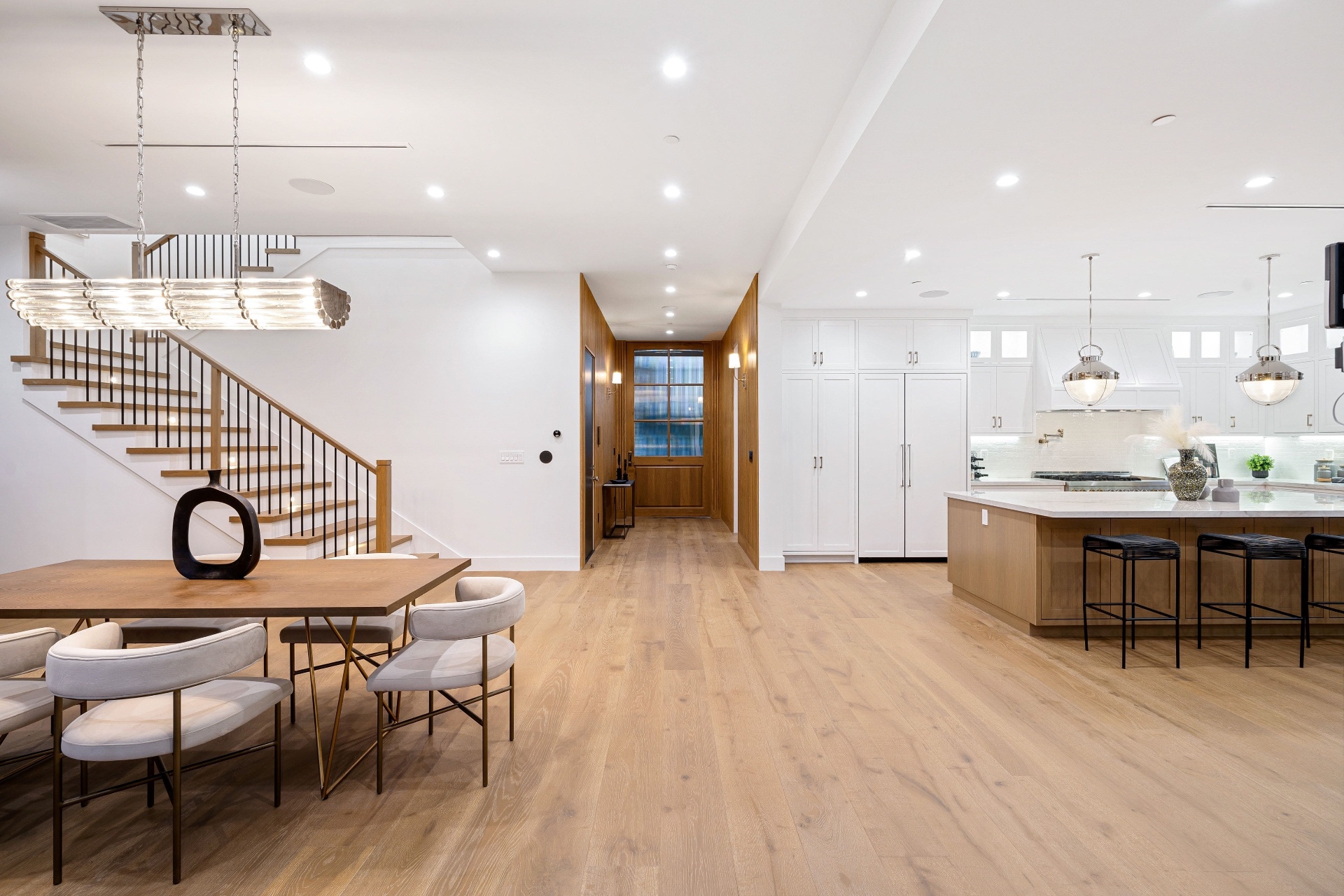 Two-Tone Kitchen with Statement Hood — Villanova, PA